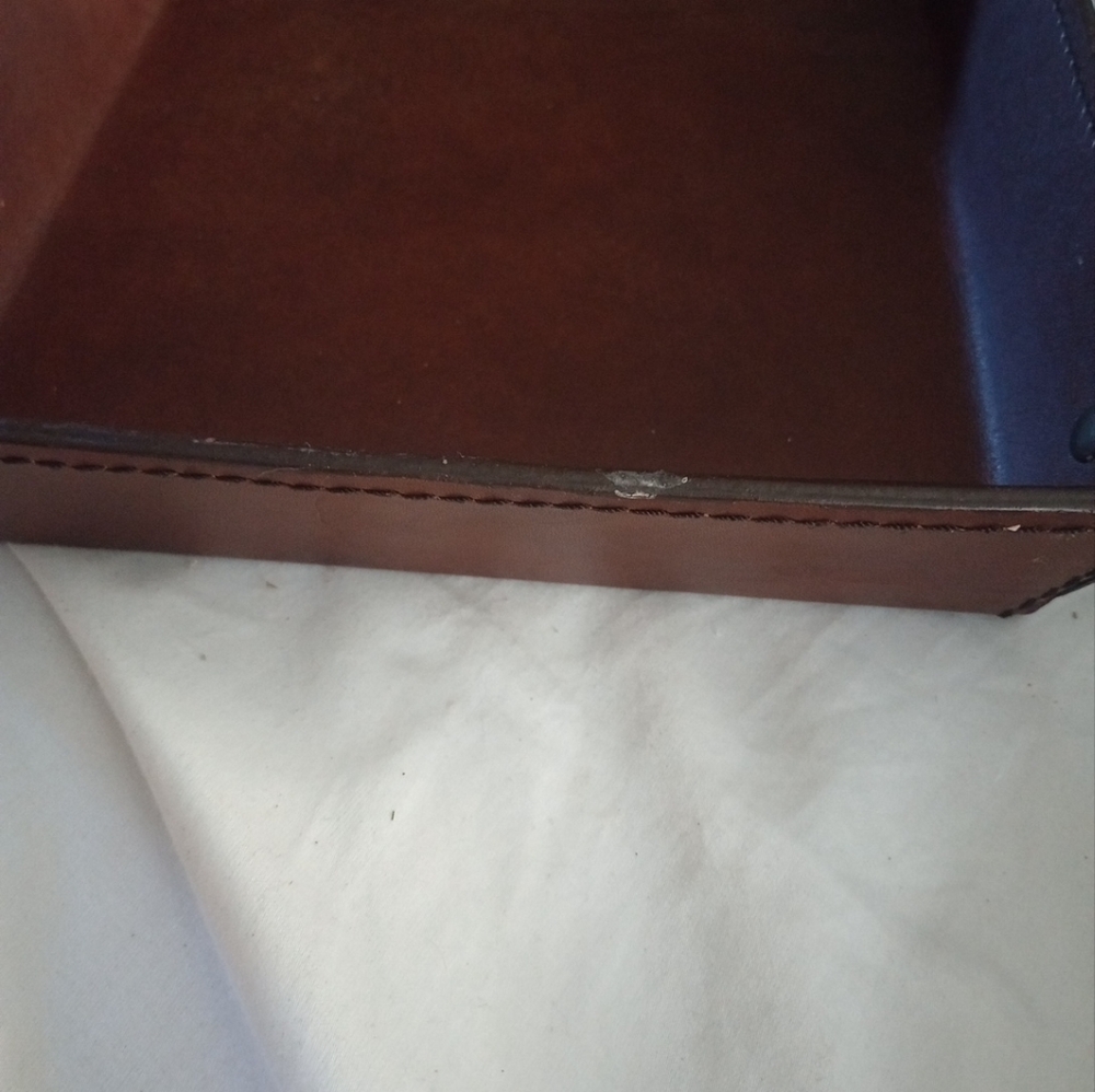 Mark and Graham catch all leather tray